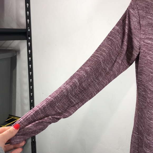 Apt 9 purple space dye long sleeve top size small - Picture 4 of 11